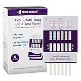 Prime Screen 5x Drogentest schnelltest Urin Drogentest 6 Panel Drogentest Cannabis Kokain Opiate...