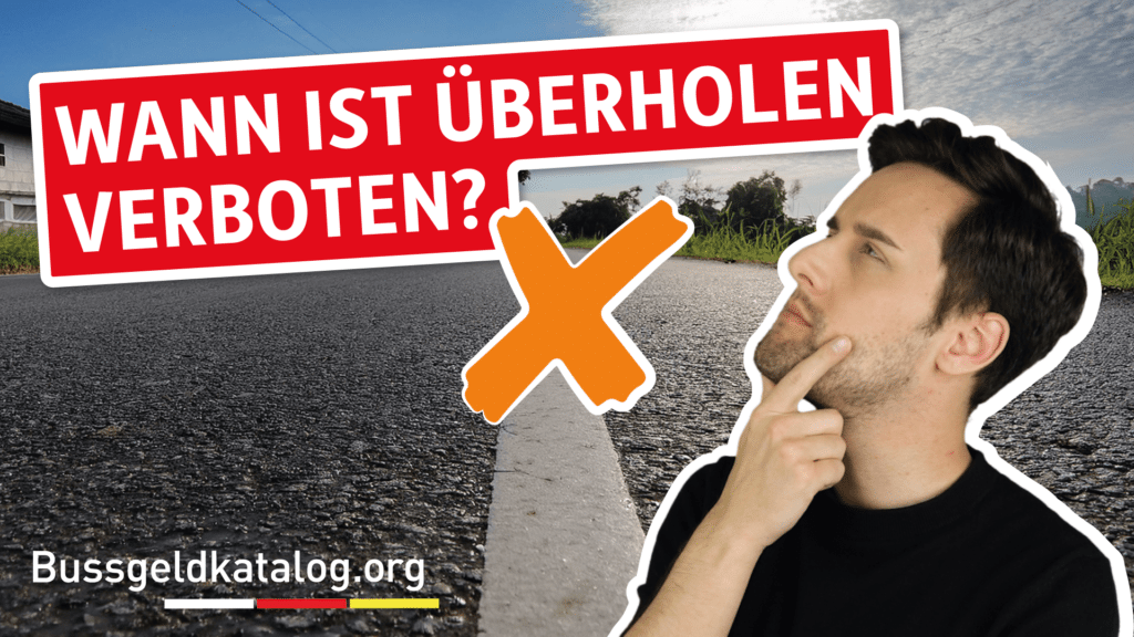 Dieses Video erklärt, wann das Überholen verboten ist!