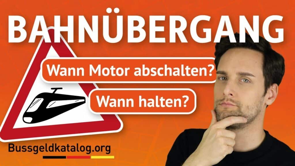 Video: Wann und wo müssen Sie vor dem Bahnübergang anhalten?