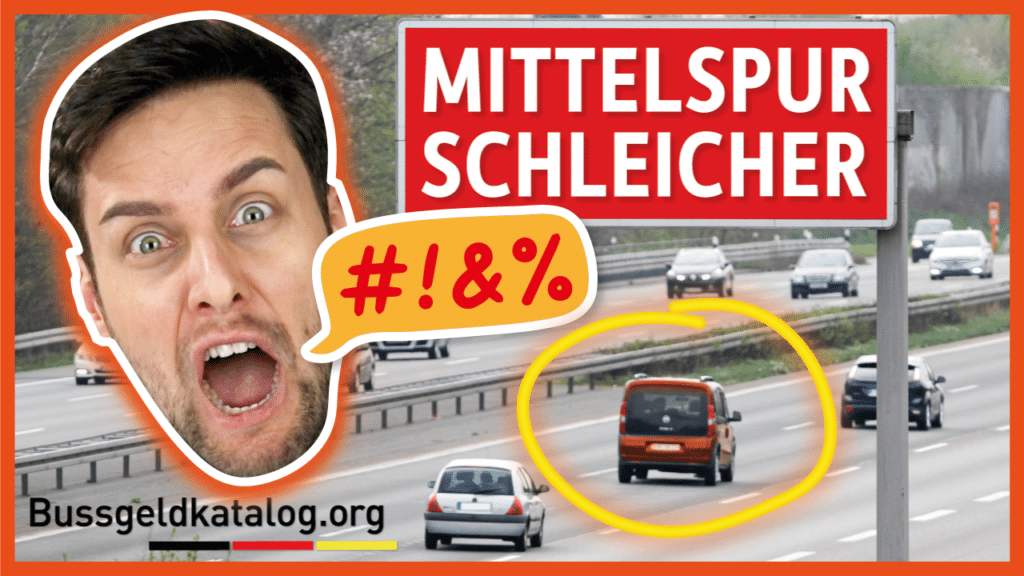 Ob Mittelspurschleicher mit einer Strafe rechnen müssen, verraten wir euch in diesem Video.