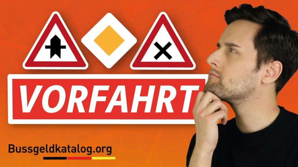 In diesem Video wird die Bedeutung der verschiedenen Vorfahrtsschilder erklärt.