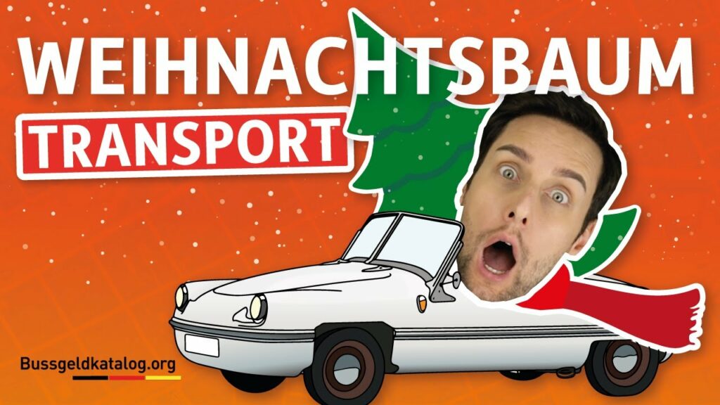 Was ist beim Weihnachtsbaumtransport mit dem Auto zu beachten? Das Video erklärt's.